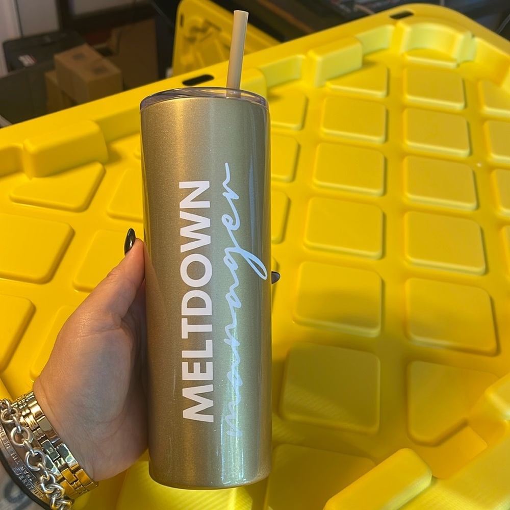 Meltdown Manager reusable tumbler